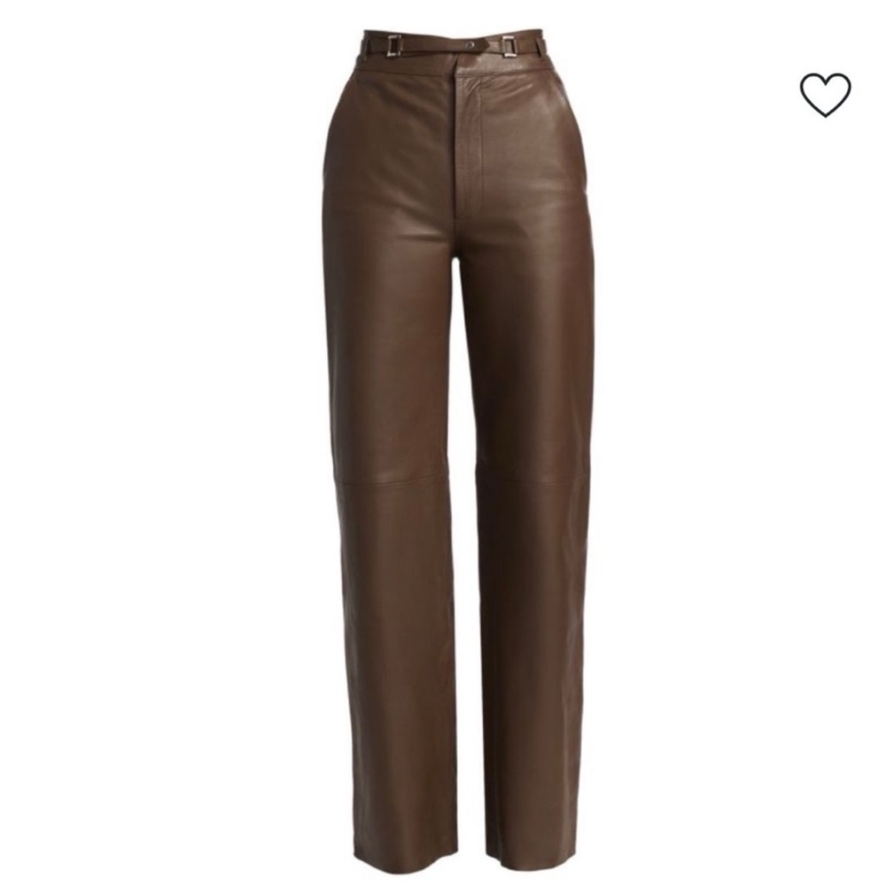 Wide Leg Brown Pants